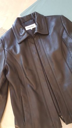 Calvin Klein leather jacket