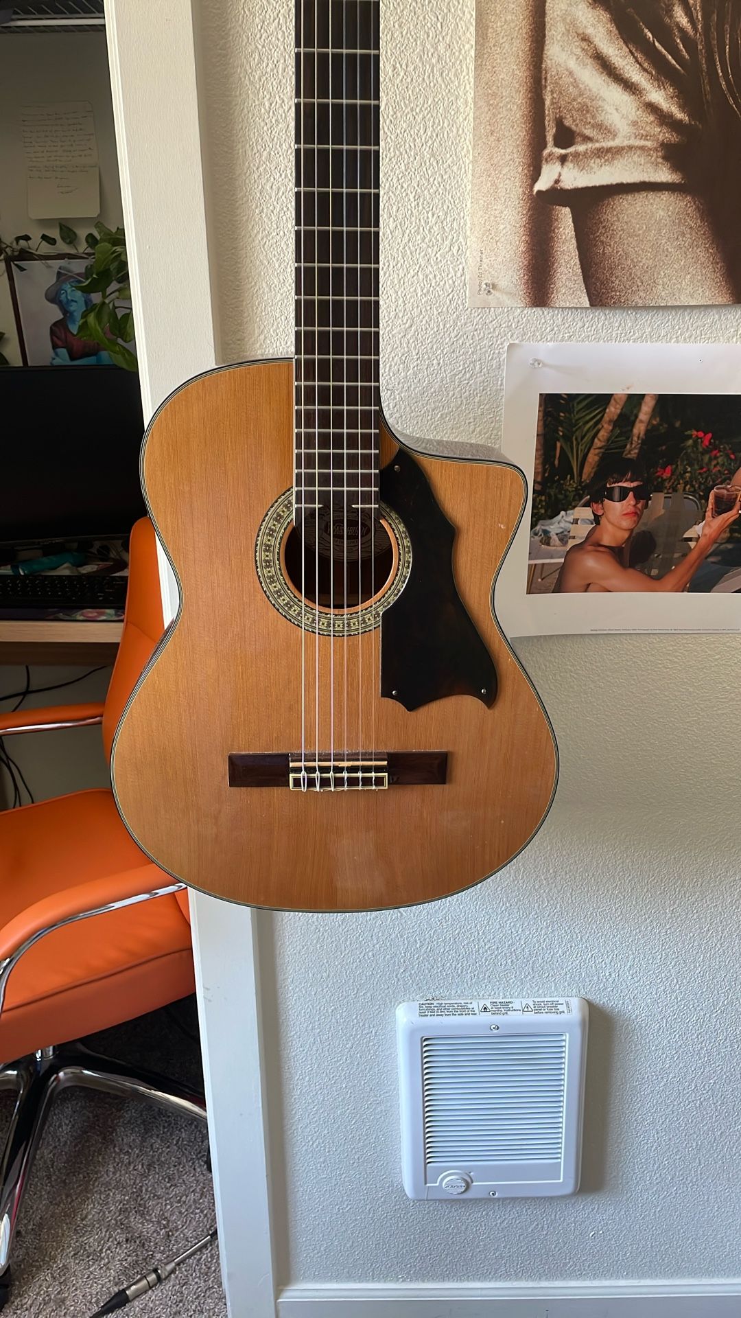 Washburn Classical Electric-Acoustic Guitar