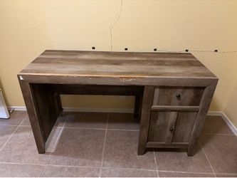 Gray Wood Desk