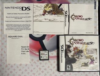Authentic Chrono Trigger 2008 Nintendo DS CIB Complete w/ Poster