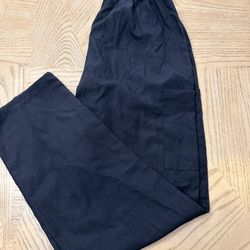 Woman’s Scrub Pants Black Size Medium 