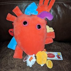 New! Giant Microbe XL Heart with Minis 