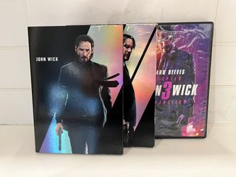 John Wick 1-3 DVD Set Lot