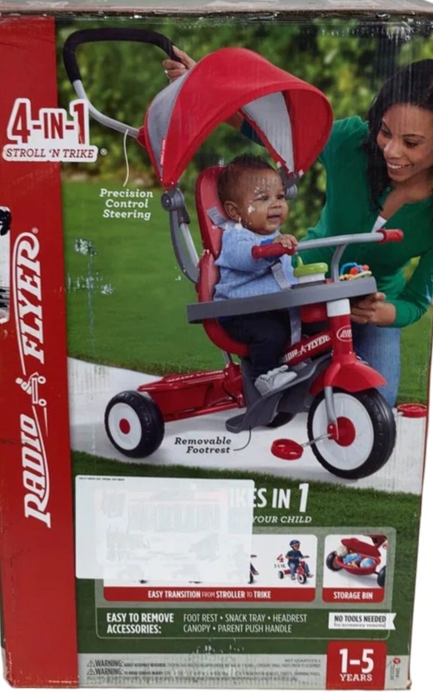 Red Flyer 4in1 Stroll And Trike New