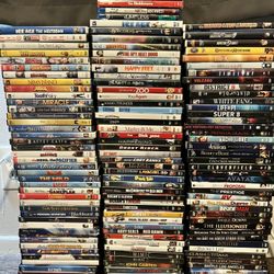 130 DVDs/blurays 