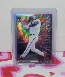 Donrus Optic Baseball Card Josh  Donaldson Stained Glass 