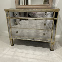 Dresser Gold Leaf & Mirror