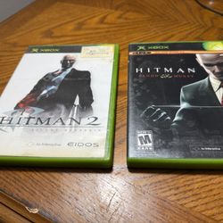 Xbox Hitman Blood Money and Hitman 2 Silent Assassin