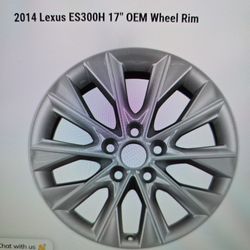 2014 Lexus ES300h OEM Wheels / Rims – Factory Lexus ES Wheels – $100