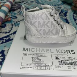 Size 1 Micheal kors Baby Bootie 