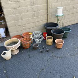 Pottery Planters Clay Lot Gardening Botanical Grow Holders Garden Plants Flowers