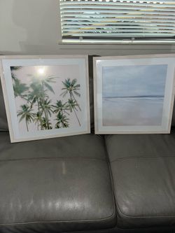 Palms & Ocean wall decor