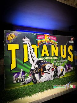 1993 Power Rangers Titanus Carrier Zord Action Figure with Box Bandai Original