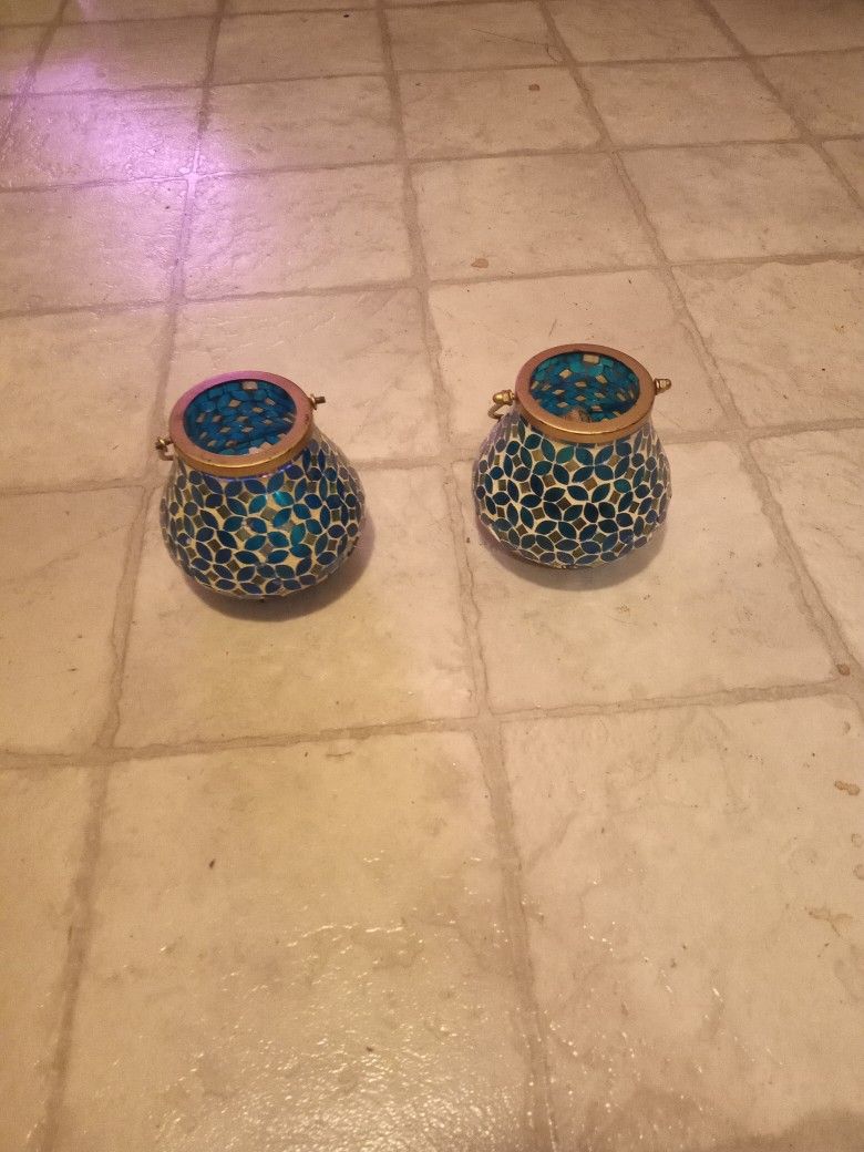 Set Of 2 Candle Globes