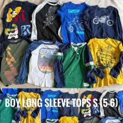 Boy Long Sleeve Tops S (5-6)