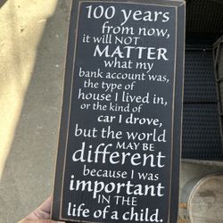 Child Development Sign