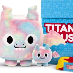 Pet Simulator X Titanic Tiedye Dragon Plush | Code included