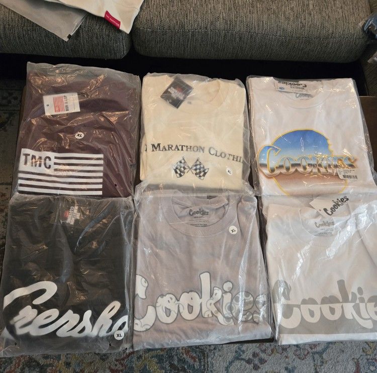 Cookies And Marathon Shirts New