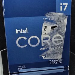 Intel Core Unlocked  i7 12700KF CPU