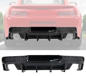 14-15 Chevy Camaro Rear Diffuser Bumper Lip Gloss Black