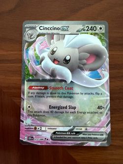Pokémon TCG Chaos Rising Cinccino EX Double Rare 073/086