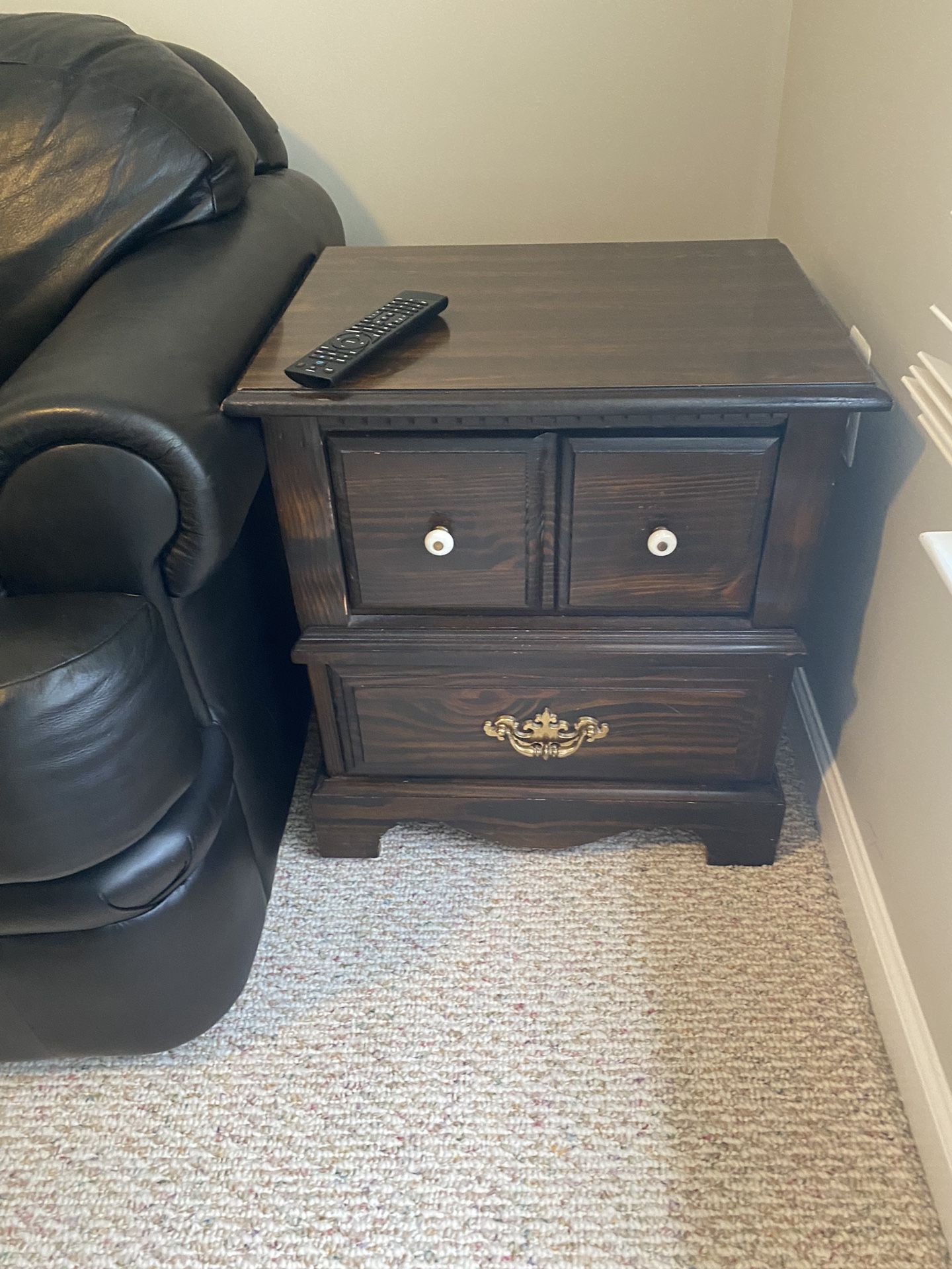 Two Old Wooden Cabinets