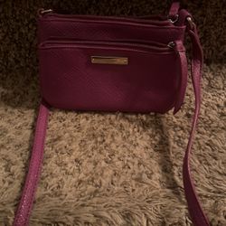 Nine West Gorgeous Purple Cross-Over Body Purse