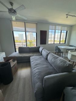 West Elm Sectional Couch - LIKE NEW!!
