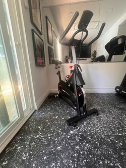 Exercise Bike, Wenoker Magnetic Resistance Stationary Bike for Home App Sync Indoor Bike with 350lbs Weight Capacity, Tablet Holder and Fitness Course