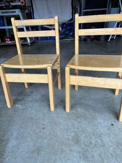 Wooden Elementary School Chairs