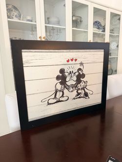 Mickey & Minnie Mouse Framed Wall Art