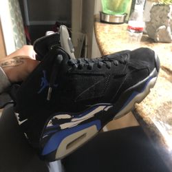 Jordan 6 Black University Blue