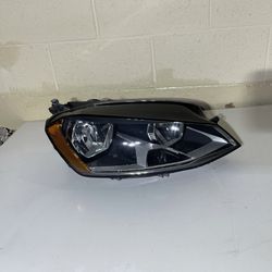 VW Golf Headlight 2015, 2016, 2017, Passenger Side Headlamp, OEM ORIGINAL VW PART