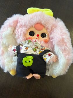 Baby three keychain doll