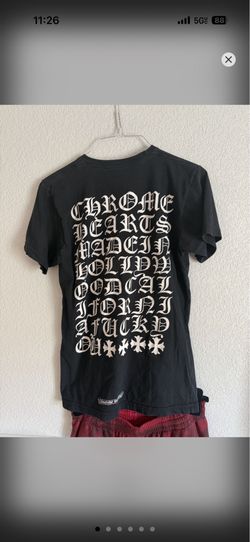 Chrome hearts eyechart vintage t shirts size