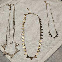 Forever 21 Sharp Necklace Set