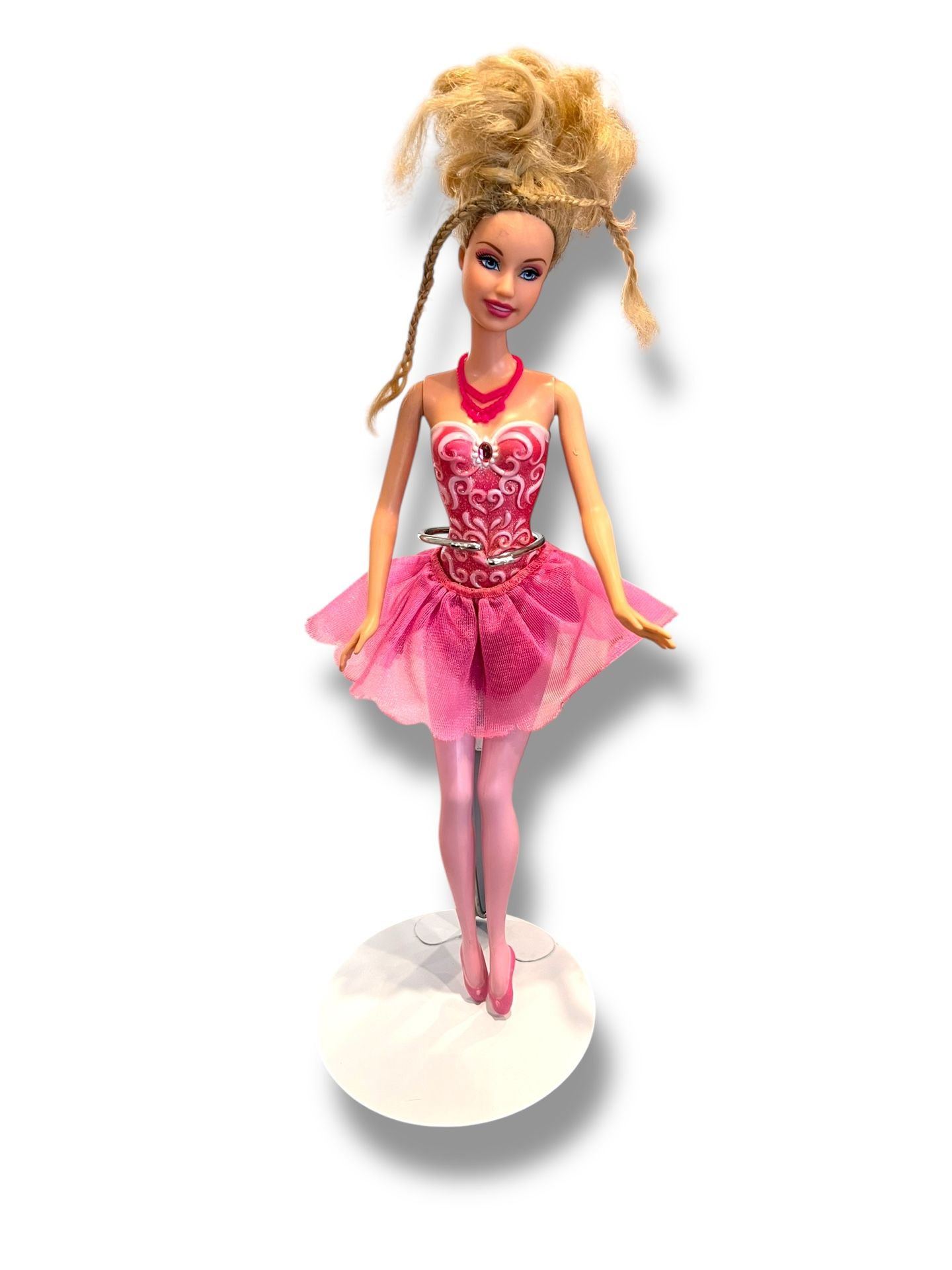 2008 Mattel Ballerina Barbie Fantasy Series Doll N5237 pink ballet