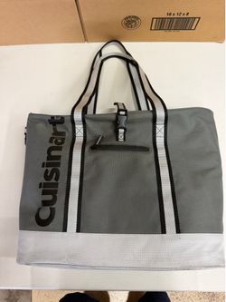 Cuisinart 40qt Waterproof Gray Tote Cooler Bag Holds up to 35-12oz cans