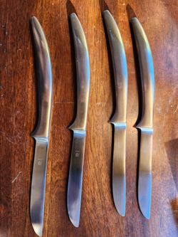 Set of 4 Stainless Steel Steak Knives
