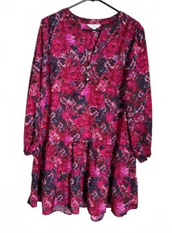 Time and Tru NEW Mini Babydoll Dress Size Large 12 14 Coquette Girl Indie Retro
