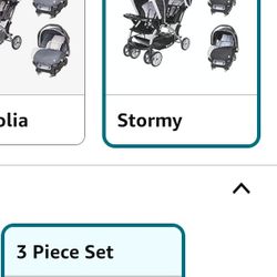 Baby Trend Double Stroller And 2 Carseats