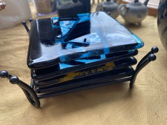 Stained Glass Coaster Set