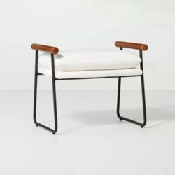 HEARTH & HAND WITH MAGNOLIA ACCENT CHAIR OTTOMAN BENCH NEW OBO