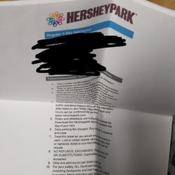 4  Hershey Tickets With Free Parking!