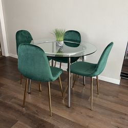 Modern Round Kitchen Table Set