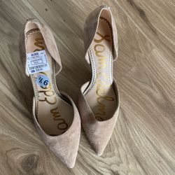 Sam & Edelman Tan Suede  Heels