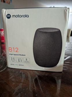 Motorola B12 DOCSIS 3.1 High-Speed Cable Modem (2.5 Gbps) in Box - For Cox / Spectrum / Xfinity