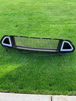 Front Bumper Grille with LED Lights
