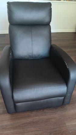 Leather Recliner Single