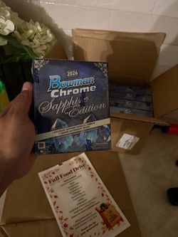 2026 bowman chrome sapphire hobby box